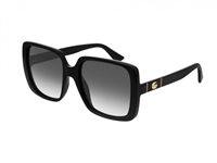 Sunglasses Gucci Woman GG0632S001 BLACK BLACK GREY56 - GG0632S001 BLACK BLACK GREY56